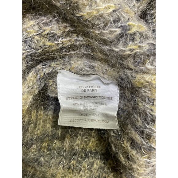 Les Coyotes De Paris 'Morris' Green M�lange Cashmere Sweater Vest Size 4 - Picture 4 of 4